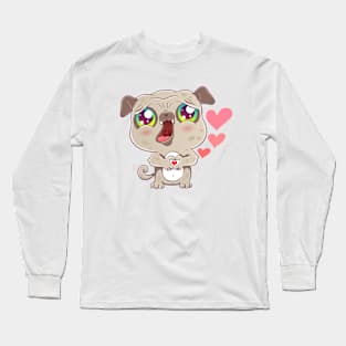 Pug Long Sleeve T-Shirt